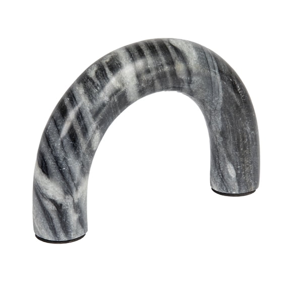 Creative Co-Op Marble Arch Tabletop Shelf Decor, Grey