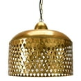 thumbnail image 1 of Creative Co-Op Metal Ceiling Light with Brushed Finish, Gold, 1 of 6