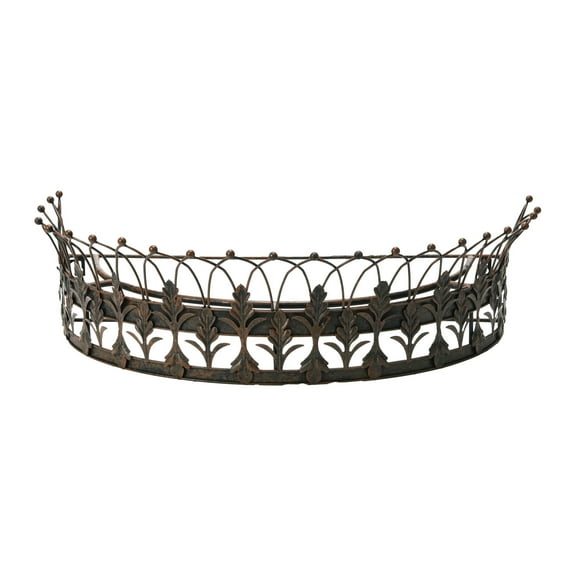 Creative Co-Op Metal Curtain Crown