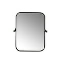 thumbnail image 1 of Creative Co-Op Metal Framed Pivoting Wall Mirror, Black, 1 of 7
