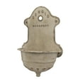thumbnail image 1 of Creative Co-Op Metal Wall-Mounted Planter with Distressed Finish, Cream, 1 of 10