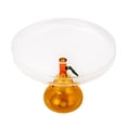 thumbnail image 1 of Creative Co-Op Pear Perfection Glass Food Pedestal, Multicolor, 1 of 3