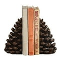 thumbnail image 1 of Creative Co-Op Pinecone Shaped Resin Bookends (Set of 2 Pieces), 1 of 2