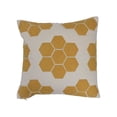 thumbnail image 1 of Creative Co-Op Quilted Cotton Pillow with Honeycomb Pattern, 1 of 6
