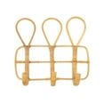 thumbnail image 1 of Creative Co-Op Rattan Wall Hook with 3 Hooks, 1 of 4