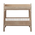 thumbnail image 1 of Creative Co-Op Rattan and Bamboo Console Table with Shelf, Natural, 1 of 5