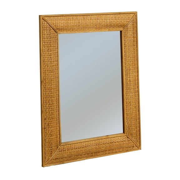Creative Co-Op 20" x 26.38" Brown Wall Mirror