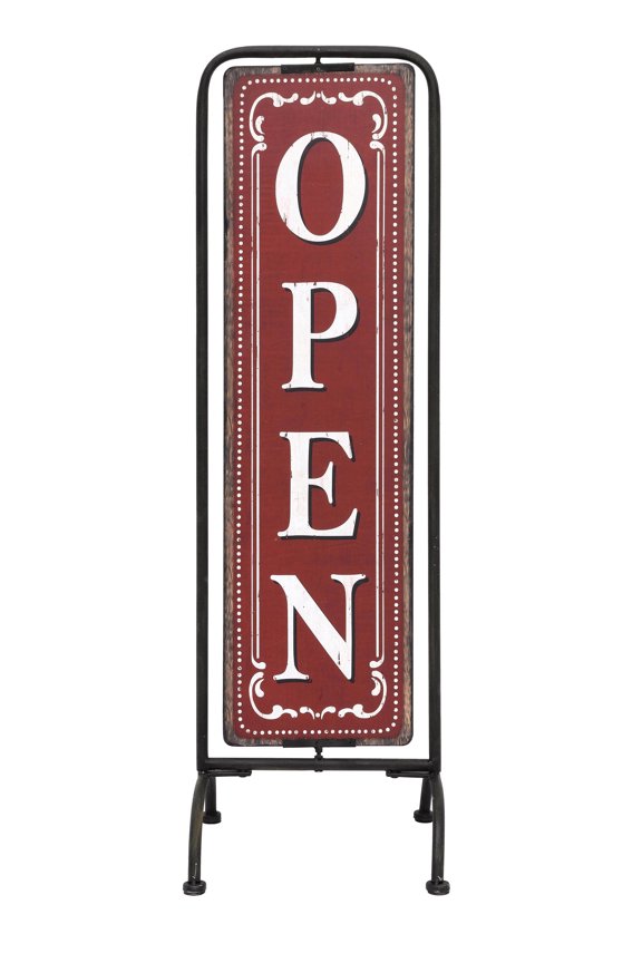Red & White 2 Sided Open/Closed Sign