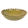 thumbnail image 1 of Creative Co-Op Round Hobnail Terra-cotta Decorative Bowl, Green, 1 of 4