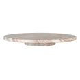 thumbnail image 1 of Creative Co-Op Round Marble Lazy Susan, Forest Brown, 1 of 2