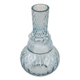 thumbnail image 1 of Creative Co-Op Round Pressed Tapered Glass Vase, Blue, 1 of 1