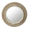 thumbnail image 1 of Creative Co-Op Round Wood Framed Wall Mirror, Natural, 1 of 8