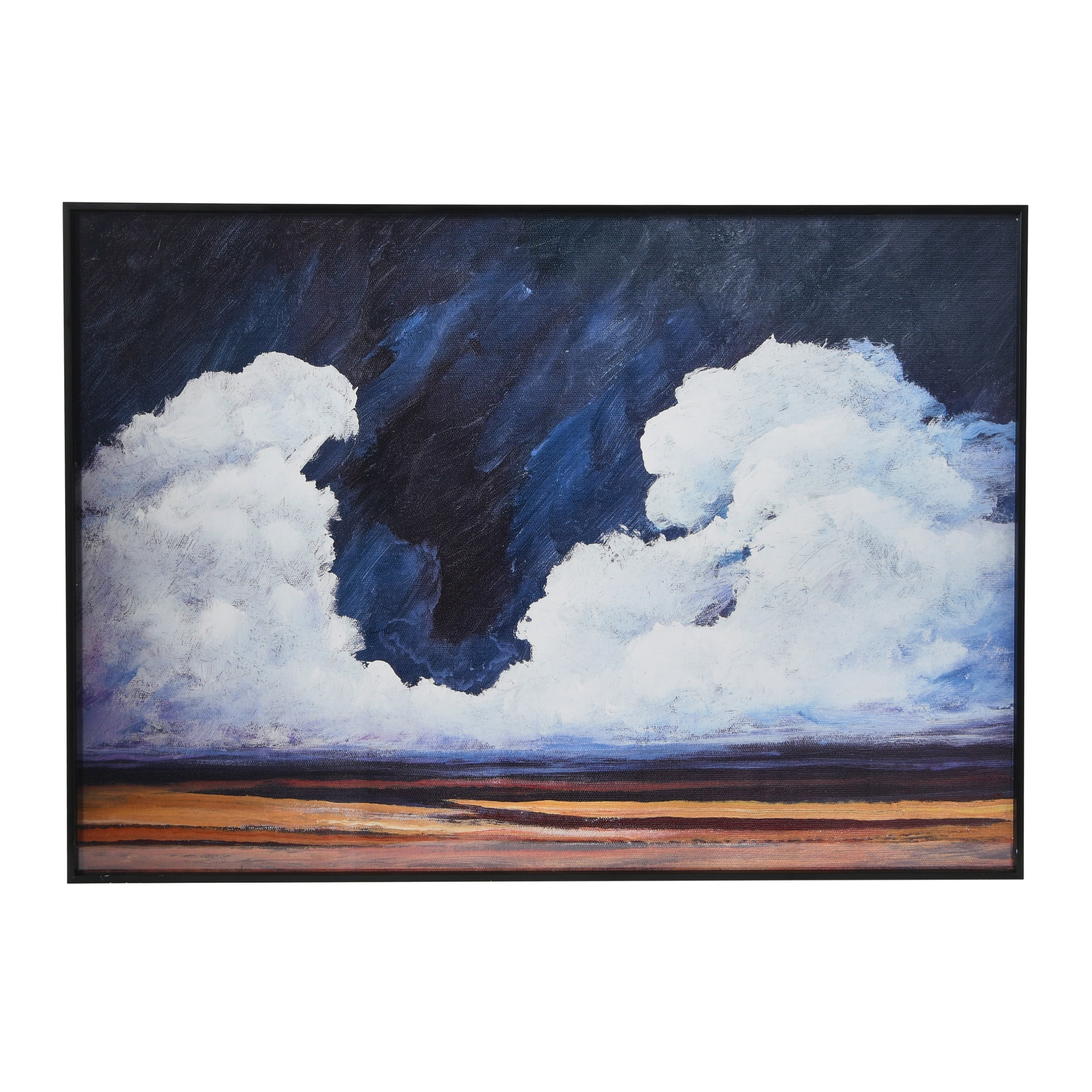 Creative Co-Op Shoreline Landscape in Metal Frame