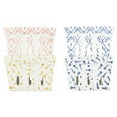 thumbnail image 1 of Creative Co-Op Stoneware Berry Baskets with Stamped Patterns (Set of 4 Colors/Patterns), 1 of 2