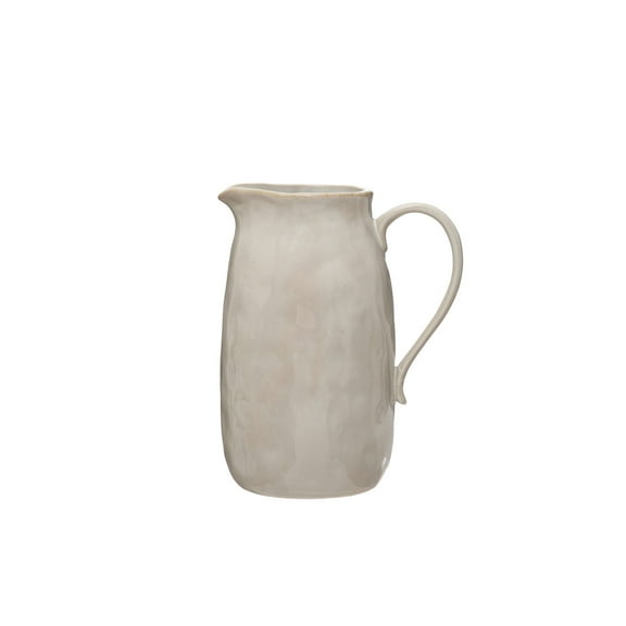 Creative Co-Op Stoneware Pitcher, Reactive Glaze