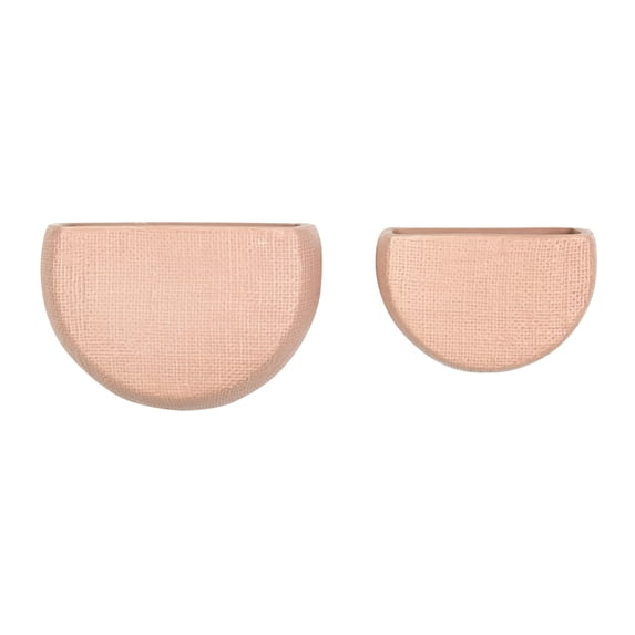 Main + Mesa Stoneware Wall Planters, Set of 2