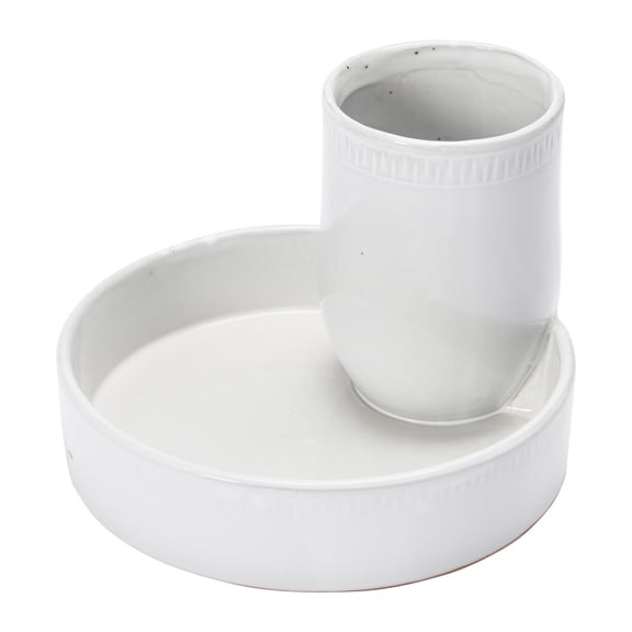 Creative Co-Op Terra cotta Tray w 2 Sections