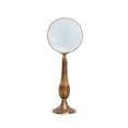 thumbnail image 1 of Creative Co-Op Vintage Brass and Bone Magnifying Glass, Multicolor, 1 of 5