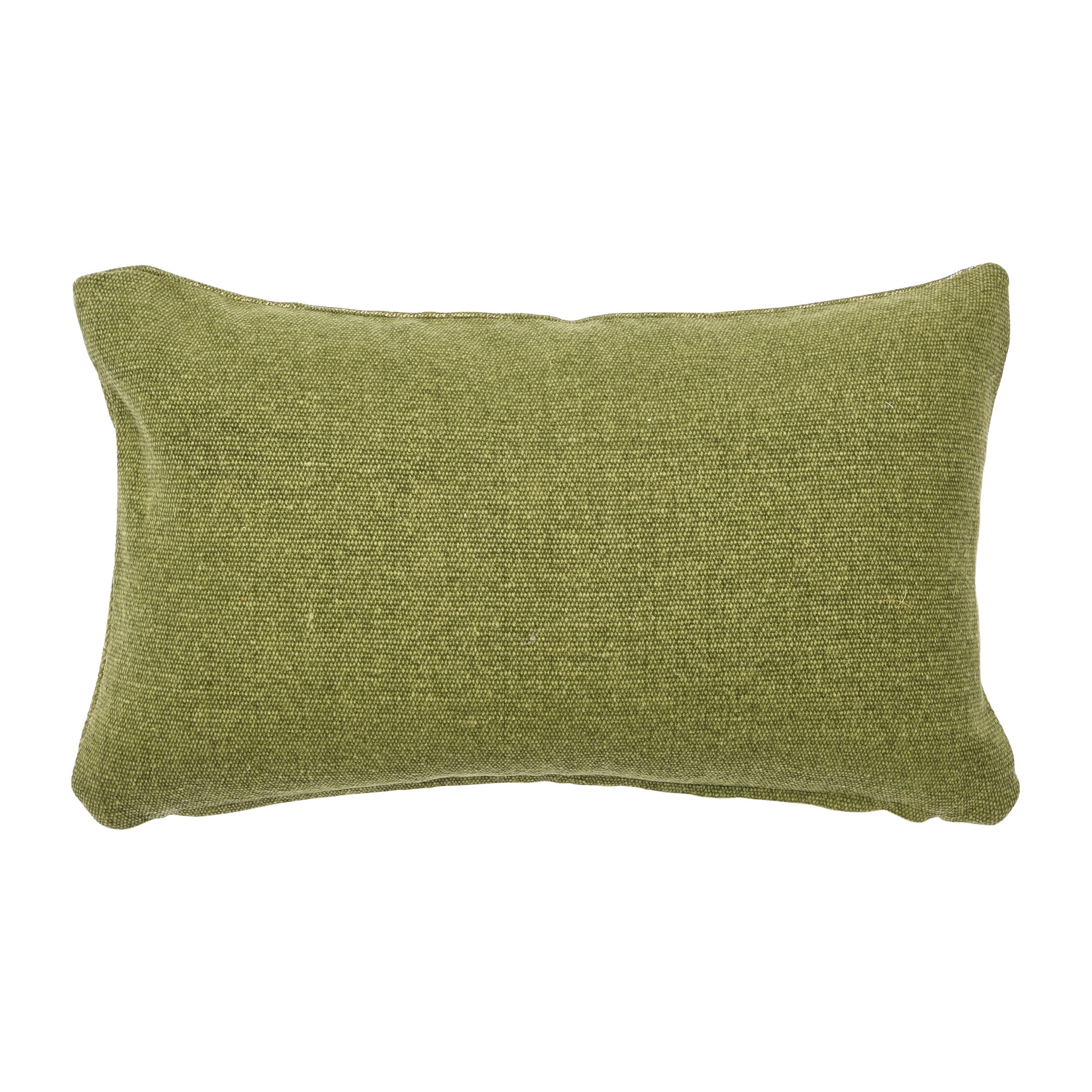 Creative Co-Op Woven Canvas Lumbar Pillow Cover