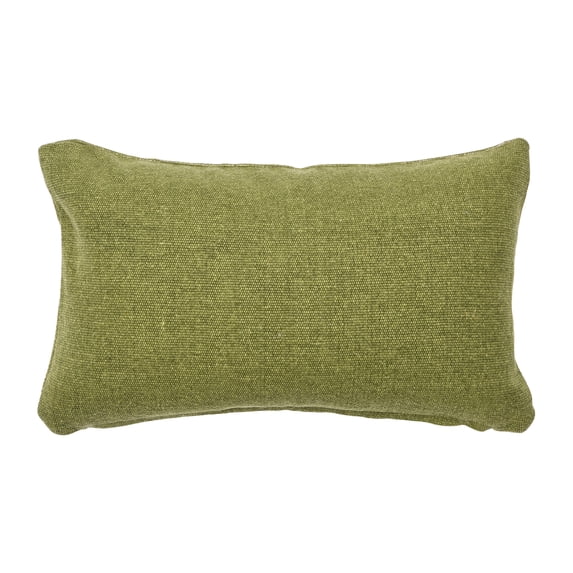 Creative Co-Op Woven Canvas Lumbar Pillow Cover