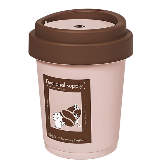 Creative Coffee Cup Design Trash Can With Removable Cover And Odors Design Lid For Home Living Room Bedroom