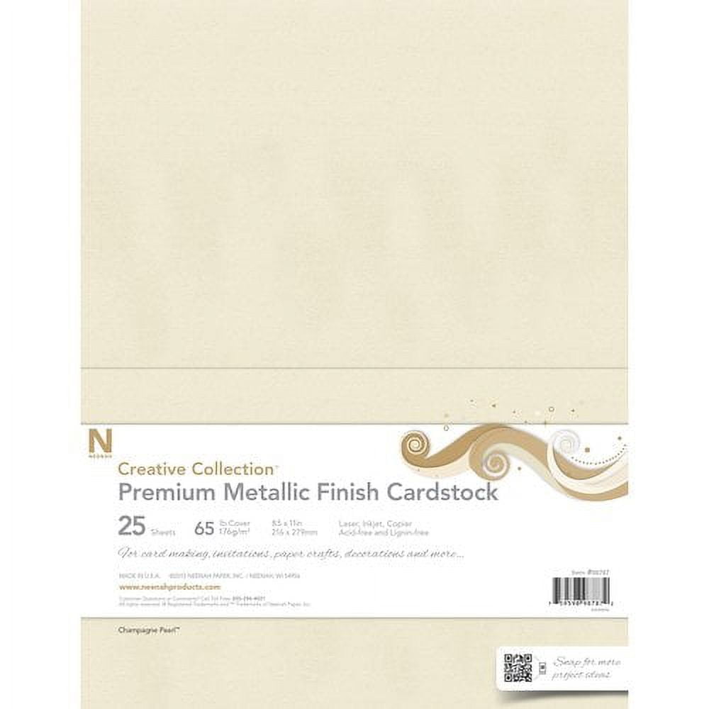 Neenah Creative Collection Metallic Cardstock - 24 Sheets, 8.5 x 11 in -  Foods Co.