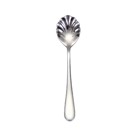 Creative Color Stainless Steel Shell Spoon Silver,Family dinner table arrangement,dinnerware,Carbon steel