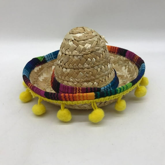 Creative Colorful Mini Performance Props Hair Hoops Mexican Hat Festival Headdress Sombrero Headbands 3