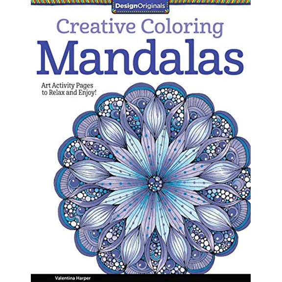 Pre-Owned Creative Coloring Mandalas: Art Activity Pages to Relax and Enjoy! (Design Originals): 5508 Paperback