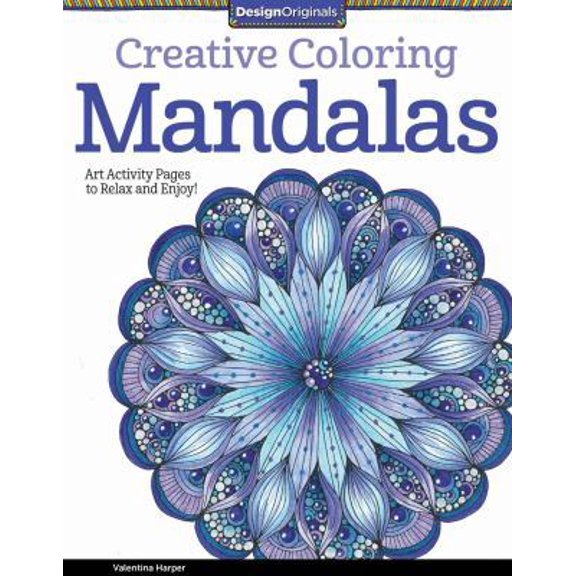 Pre-Owned Creative Coloring Mandalas: Art Activity Pages to Relax and Enjoy! (Design Originals): 5508 Paperback