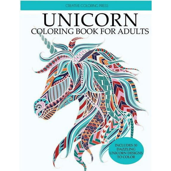Creative Coloring: Unicorn Coloring Book, Book 1 (Paperback)