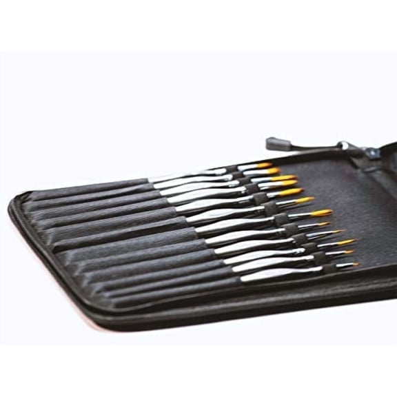 Creative Colors Miniatures Paint Brush Set - 12 Piece