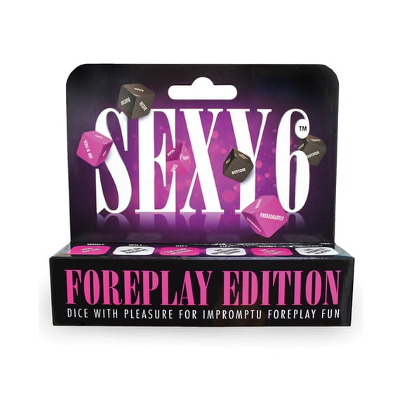 Creative Conceptions Sexy 6 Foreplay Edition Dice Game, 6 Pices