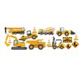 thumbnail image 1 of Creative Construction Vehicle Wall Decal Model - Free Combination Art Sticker for Home, Bedroom, and Living Room Decor, 1 of 7
