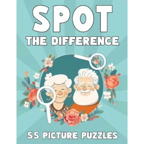Creative Contributors Spot The Difference Puzzle Book For Seniors (Paperback)