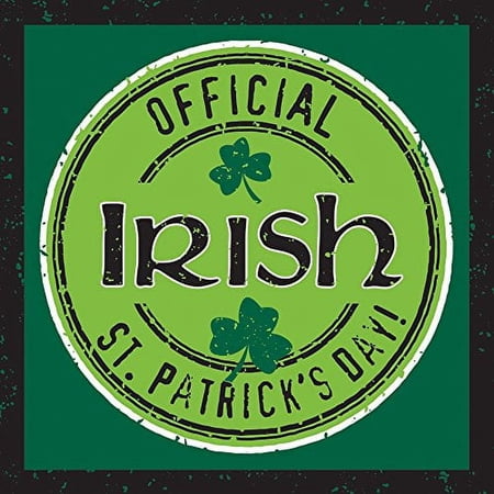 Creative Converting 18 Count Beverage Napkins, Officially Irish