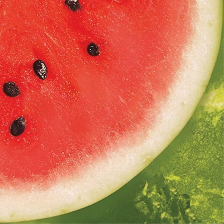 Creative Converting 18 Count Beverage Napkins, Watermelon Check