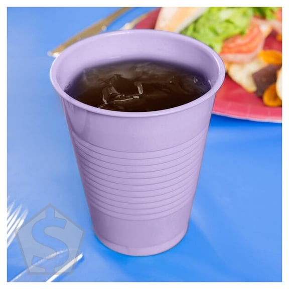 Creative Converting 28193081 16 oz. Luscious Lavender Purple Plastic Cup - 240/Case