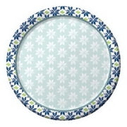 Creative Converting 318667 318667 Peacock Paisley Dessert Plate
