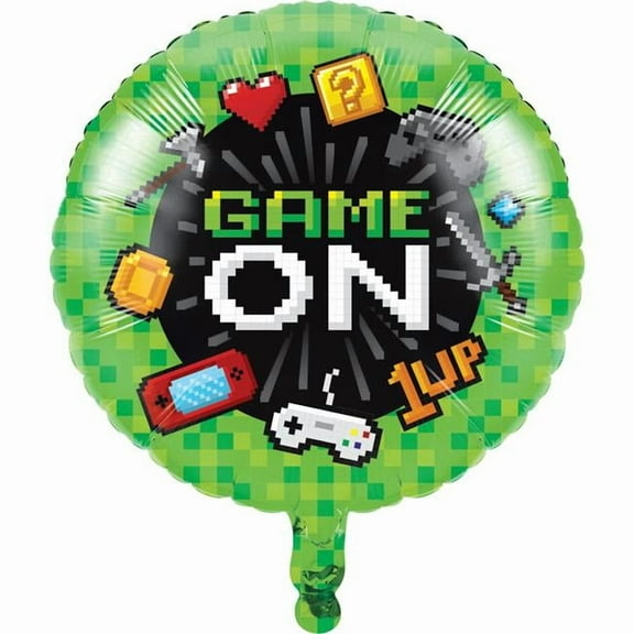 Creative Converting 336670 Video Game Party Mylar Balloon