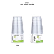 Creative Converting 338356 12 oz Clear Plastic Tumbler - 8 Count