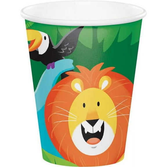 Creative Converting 340118 Jungle Safari Cups, 8 Count