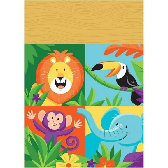 Creative Converting 340151 Jungle Safari Favor Bags, 8 Count