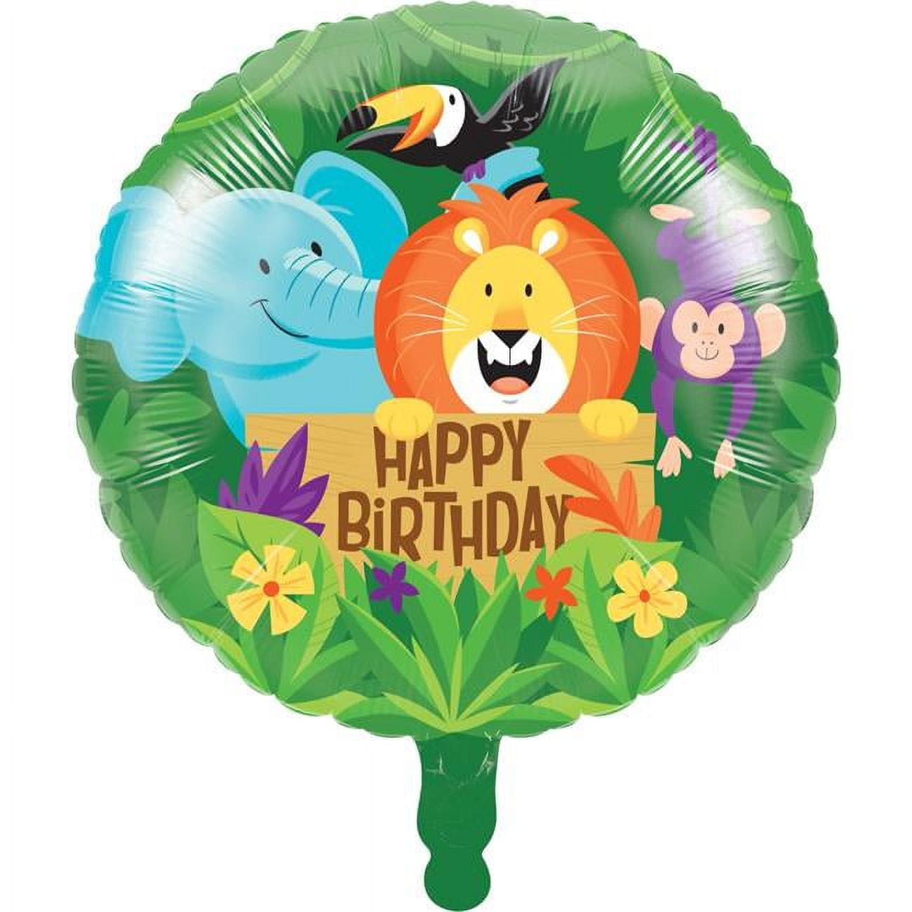 Creative Converting 340169 Jungle Safari Mylar Balloon