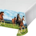 thumbnail image 1 of Creative Converting 340207 Wild Horse Plastic Tablecloth, 1 of 2