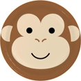 thumbnail image 1 of Creative Converting 346304 7 in. Monkey Dessert Plates - 96 Count, 1 of 2