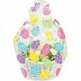 thumbnail image 1 of Creative Converting 349742 24 x 25 in. Easter Eggs Basket Plastic Cello Bag - Large, 1 of 2