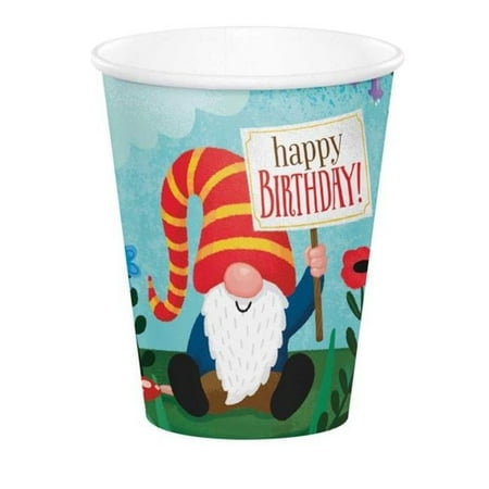 Creative Converting 359297 9 oz Party Gnomes Hot & Cold Paper Cup