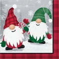 thumbnail image 1 of Creative Converting 359495 Holiday Gnomes Luncheon Paper Napkin, 1 of 2