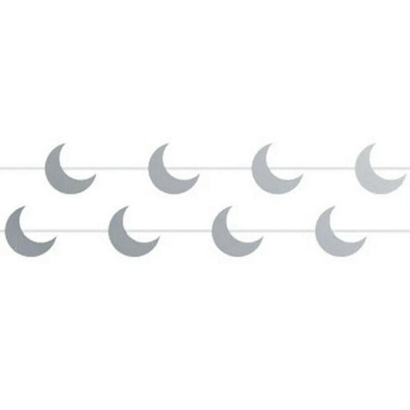 Creative Converting 360473 Starry Night Foil Moon Party Garland